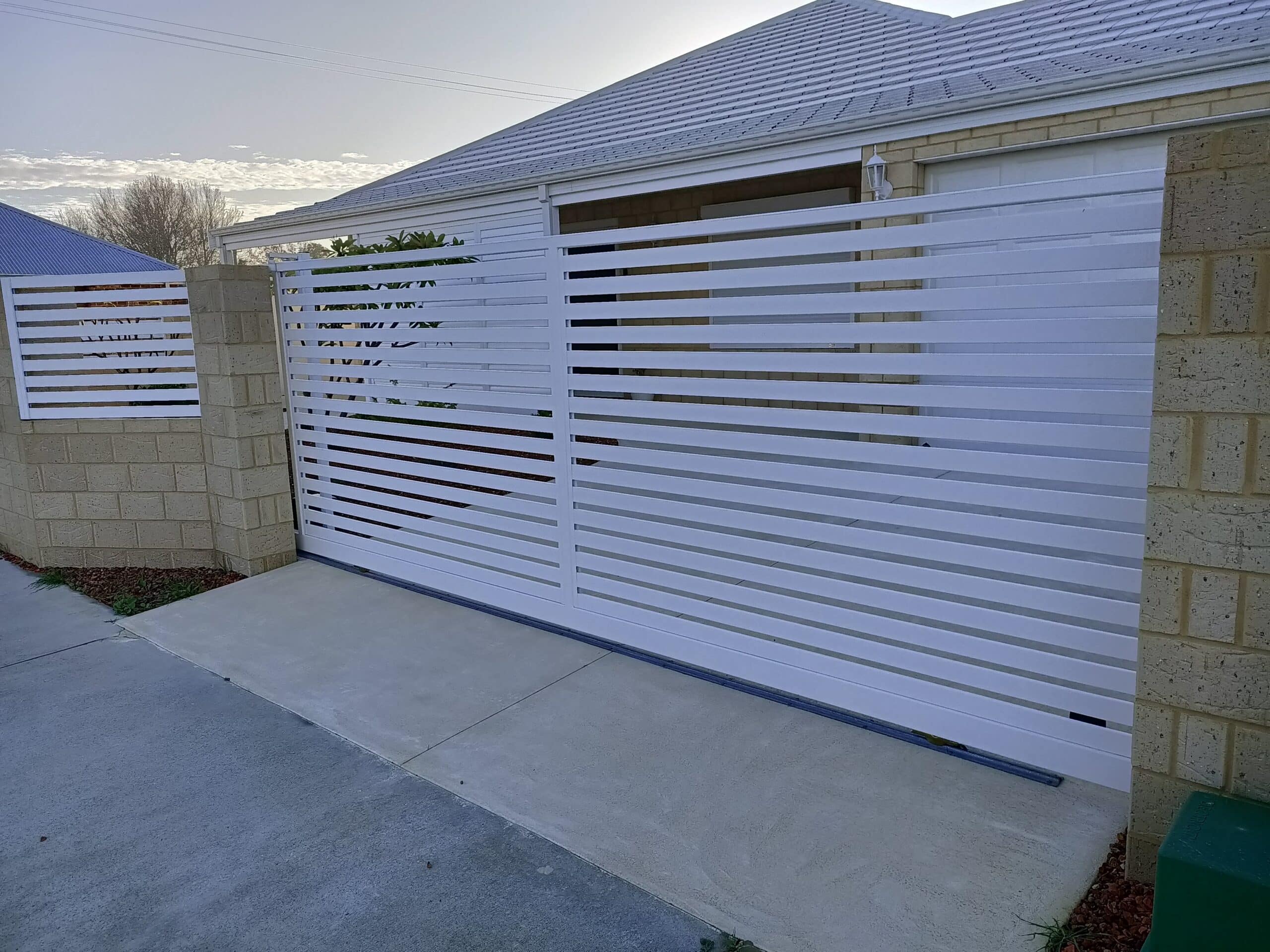 Slat Fences Surfmist Matt DIY Fencing Supply Perth Instant Quote