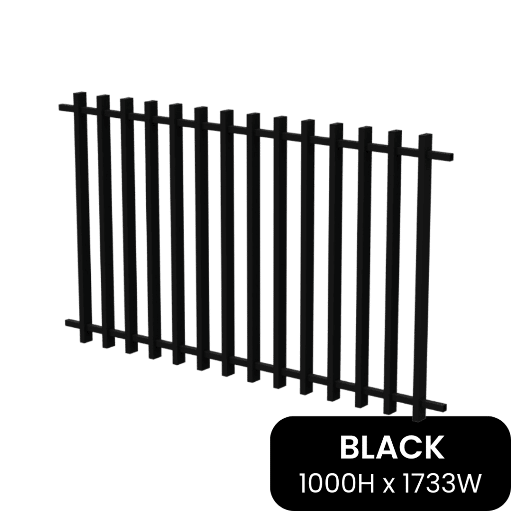 Barr Panel H X W Black Diy Fencing Supply Perth Instant