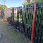 Security Fencing - Panel 1800H x 2400W - Steel Spare Top Fence Black photo review