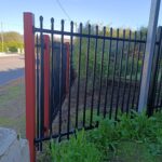 Security Fencing - Panel 1800H x 2400W - Steel Spare Top Fence Black photo review