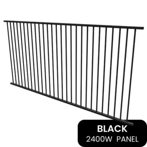 PoolSafe Black Panel - 1200H x 2400W - Aluminium