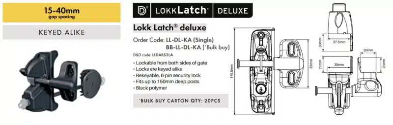 Single Gate Kit - Heavy Duty Deluxe - Image 2