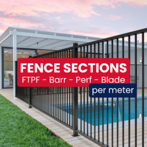 STD Pool Fence Sections – Installation – Cost Per meter