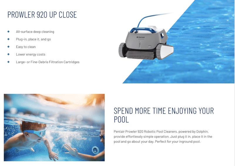 Prowler 920 Robotic Pool Cleaner - Inground Cleaner with High-speed Scrubbing - Image 5